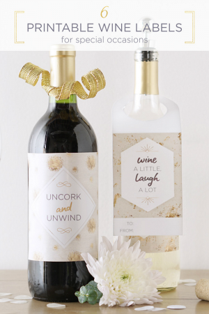 6 Free Printable Wine Tags For Any Occasion - The Suburban Mom