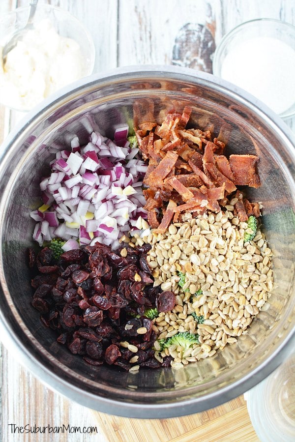 Broccoli Salad Ingredients