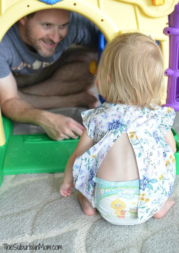 Dad Playing with Toddler