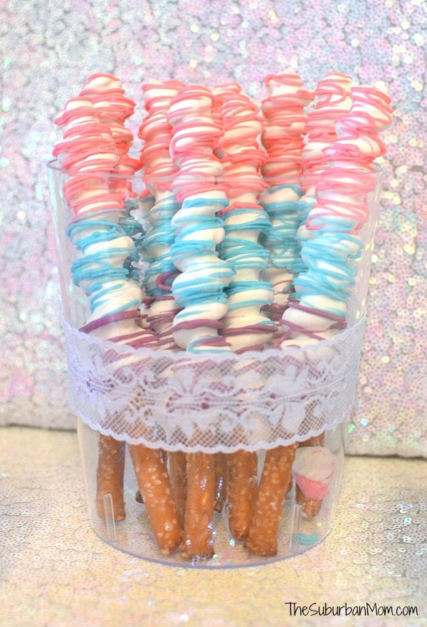 Unicorn Horn Candy Pretzels