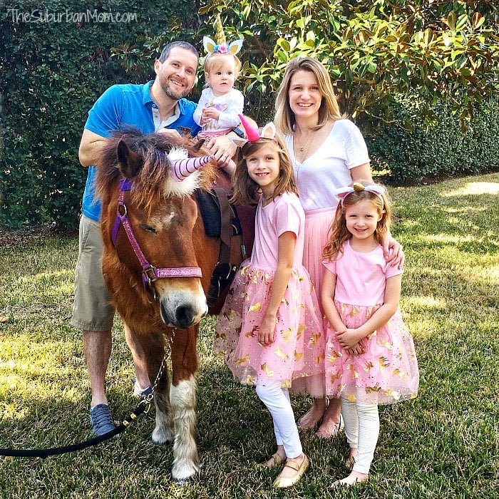 Unicorn Party Family Photo