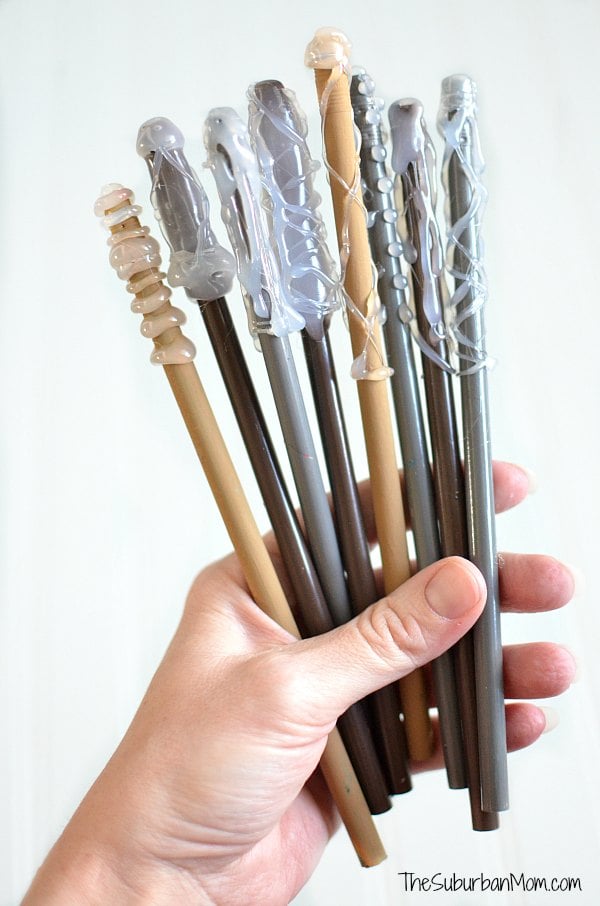 DIY Harry Potter Wand Pencils Teacher Gift - The Suburban Mom