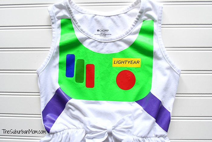DIY Buzz Lightyear Dress