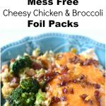 Cheesy Chicken And Broccoli Foil Packs