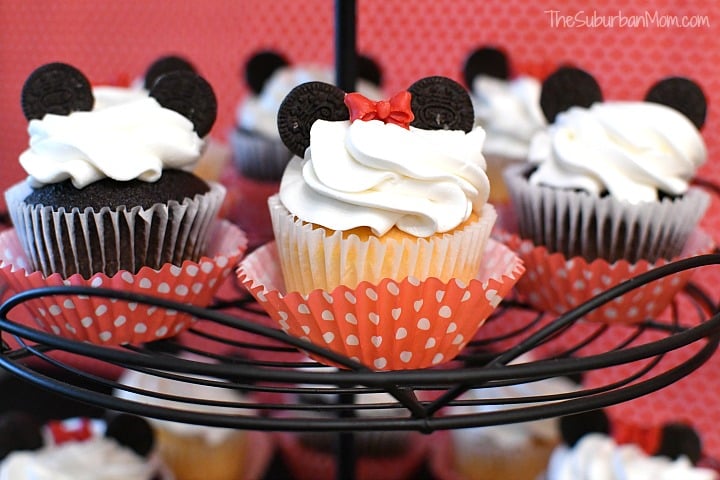 Mickey Minnie Mouse Cupcake