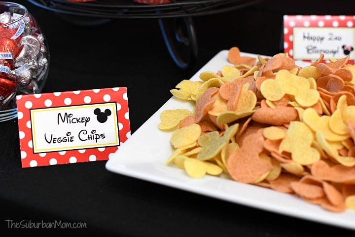 Minnie Mouse food sign