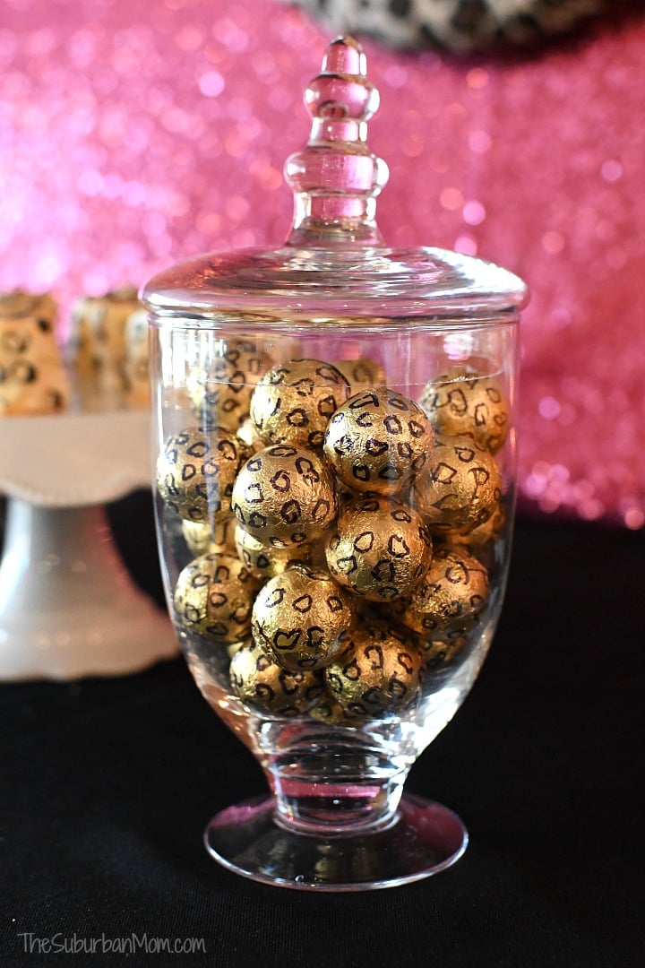 DIY Cheetah Chocolate Candy