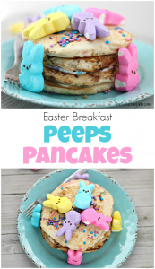 Easter Breakfast Peeps Pancakes