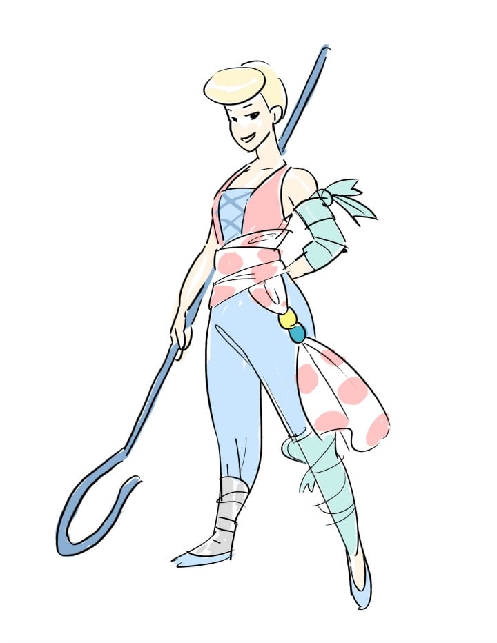 Toy Story 4 Bo Peep Sketch