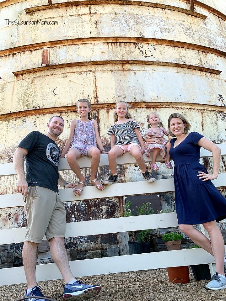Family At Silos Waco Texas