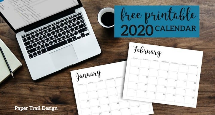 2020-Minimalist-Calendar