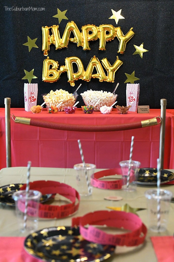 Movie Birthday Party Ideas