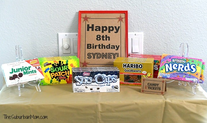 Movie Party Candy Bar