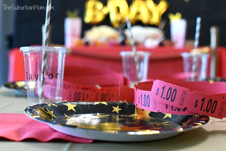 Movie Party Plates