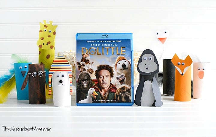 Toilet Paper Roll Animals From Dolittle DVD - TheSuburbanMom Toilet Paper Roll Animals From Dolittle DVD - TheSuburbanMom