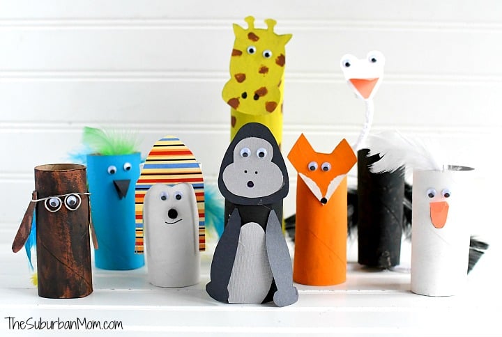 Toilet Paper Roll Animals From Dolittle DVD - TheSuburbanMom
