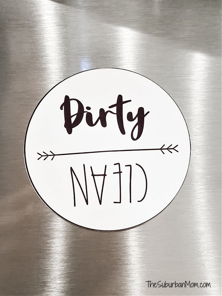 Dishwasher Magnet, Dirty/Clean