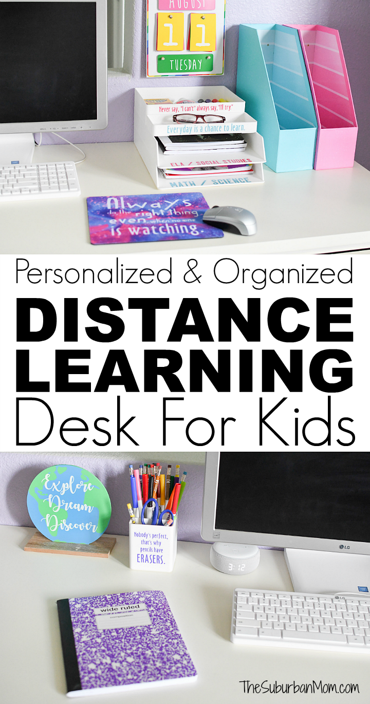 Create A Personalized Distance Learning Desk For Back To School