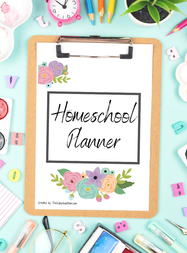 FREE Printable Planner with Coloring Pages for Homeschool