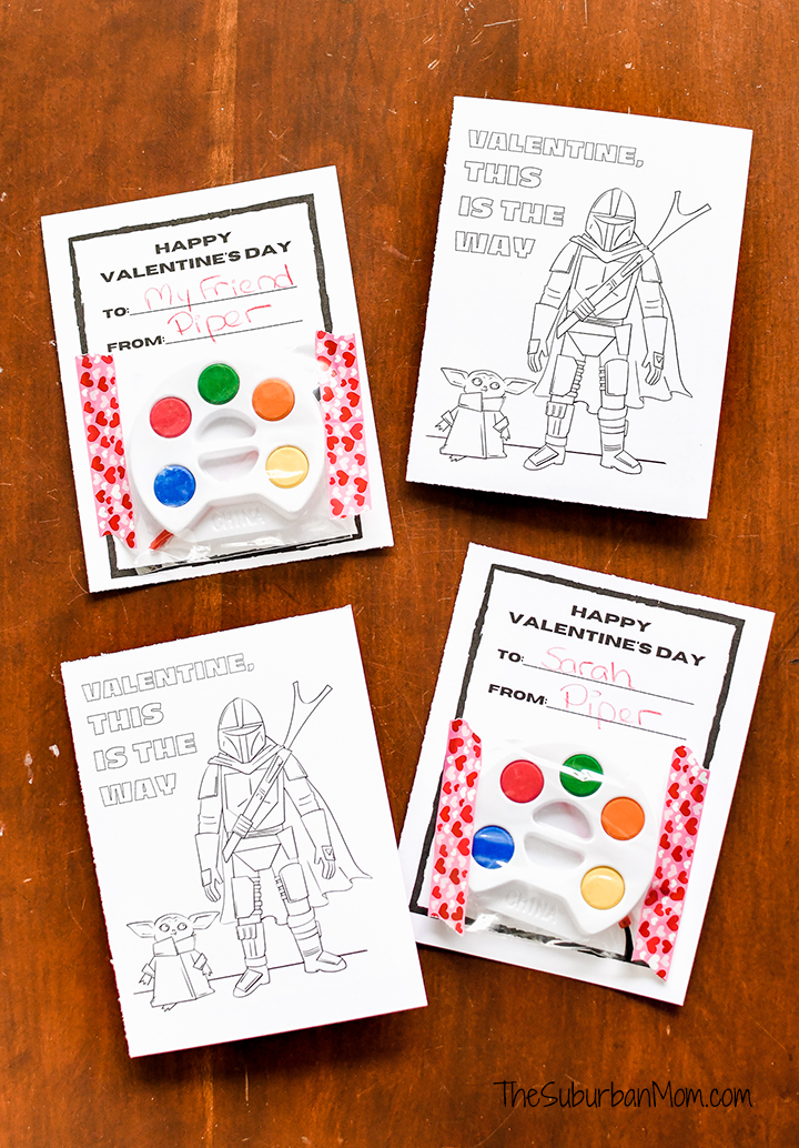 Mandalorian Baby Yoda Coloring Page Valentine
