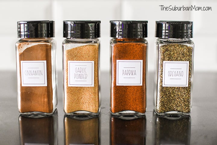 DIY Spice Jar Labels
