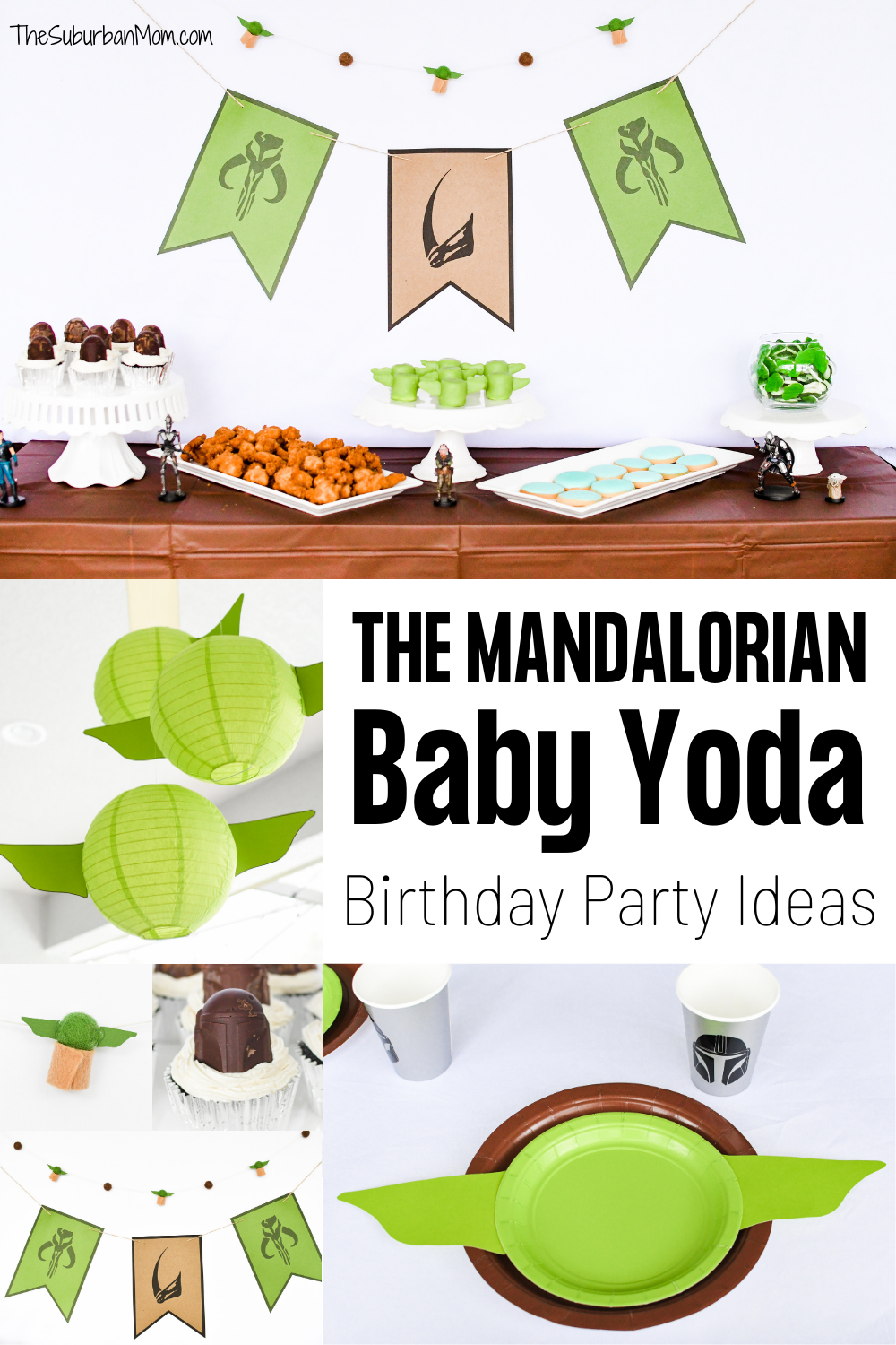 Amazon Com 56 Pcs Baby Yoda Party Supplies Set Mandalorian Theme Birthday Party Decorations Supplies For Kids Teens Toys Games