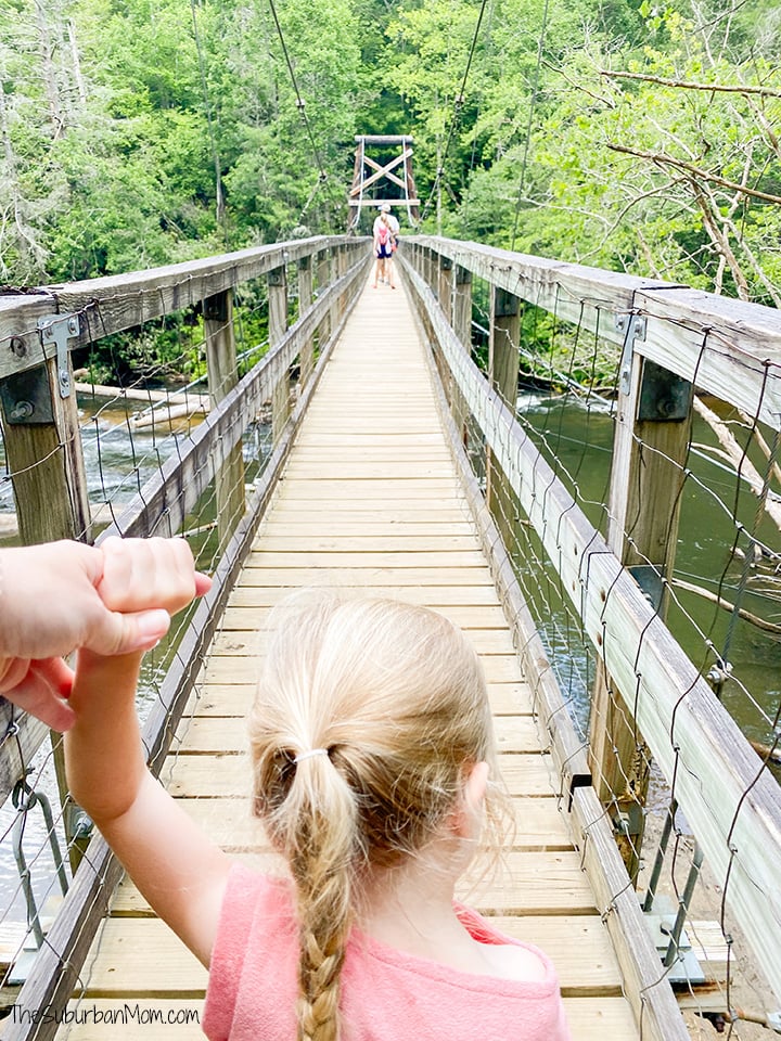 Toccoa Swinging Bridge Family Hike Geogria
