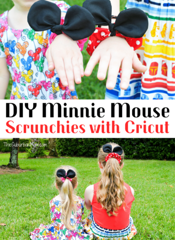 DIY Minnie Mouse Scrunchies Cricut