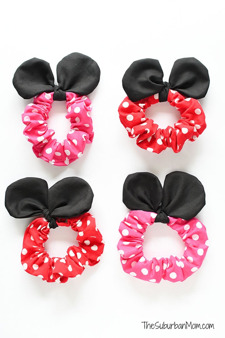 Minnie Mouse Scrunchie Cricut Tutorial