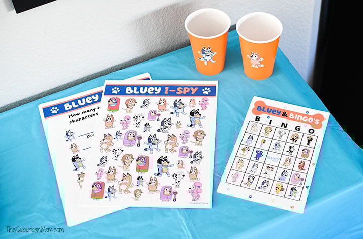 Bluey Bingo Party Game Printable