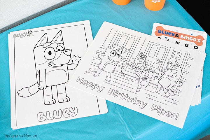 bluey coloring