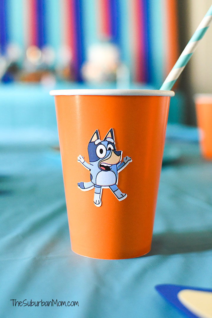 DIY Bluey Cup for parties