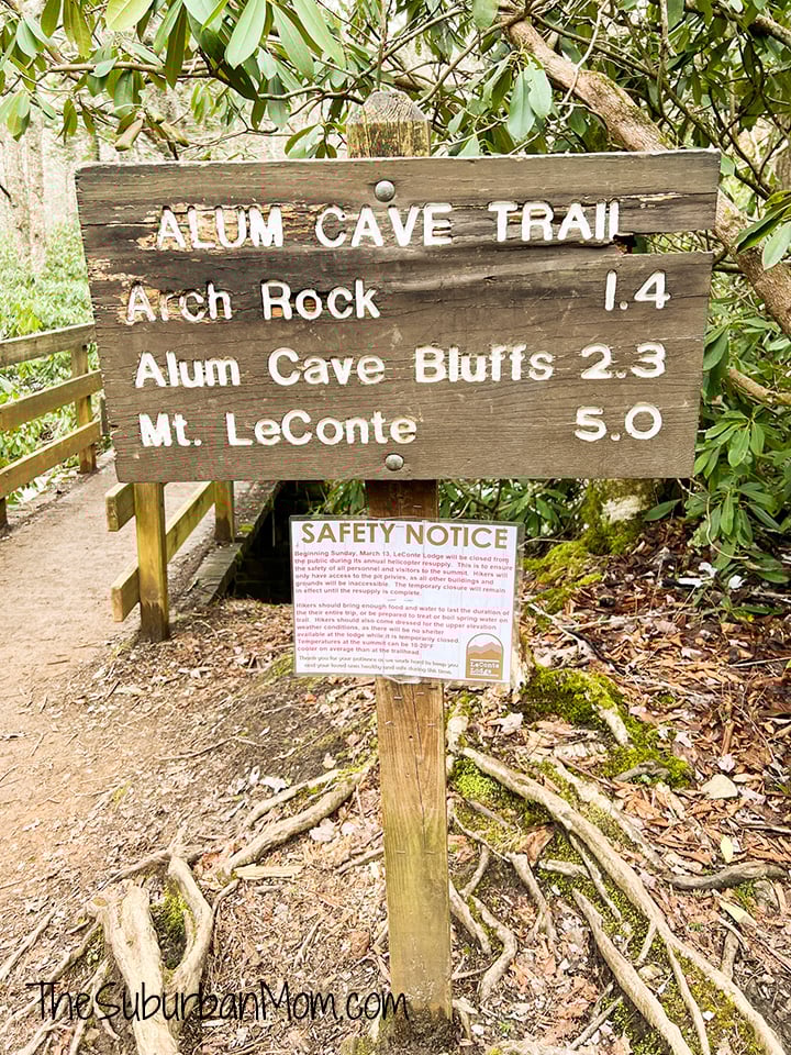 Alum Gave Bluff Trailhead Tennessee