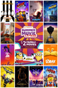 Regal Summer Movie Express 2022 $2 Family Movies