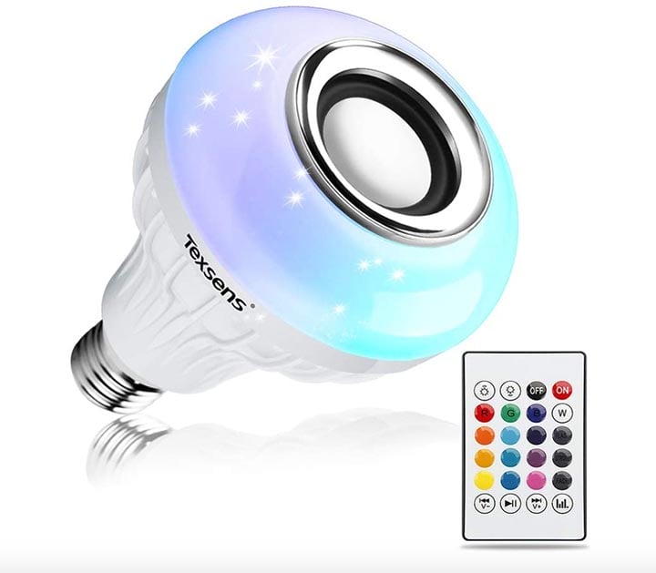 Color Changing Speaker Light Bulb