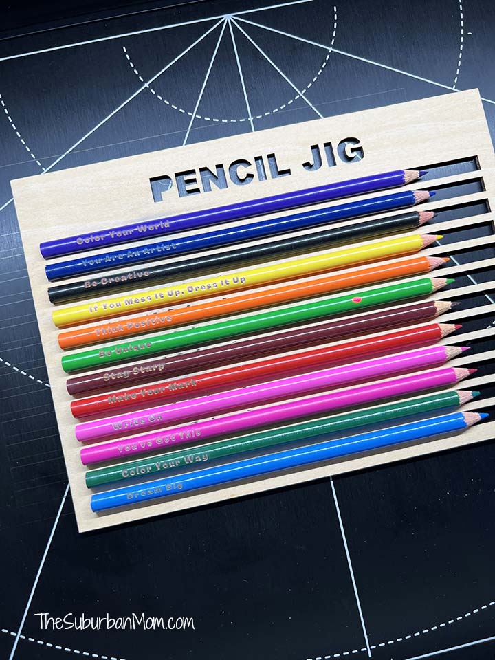 DIY Laser Engraved Pencils