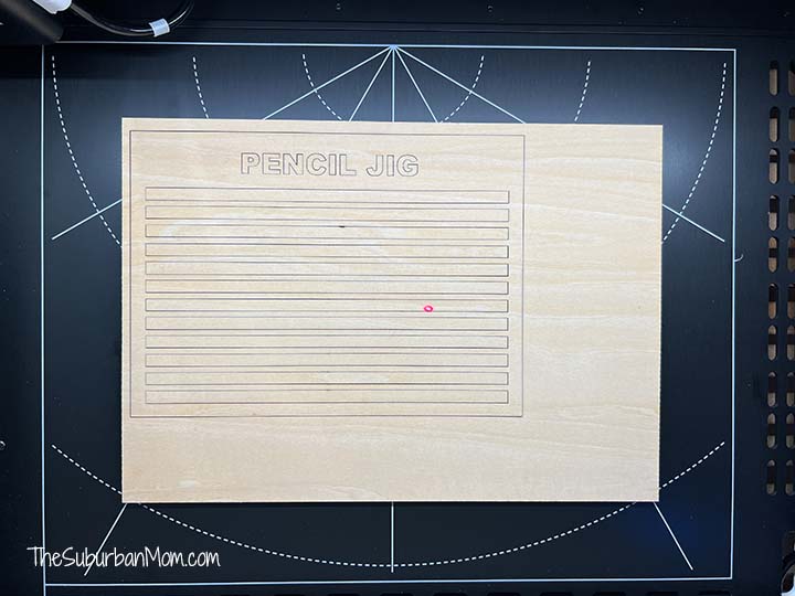 xTool Pencil Jig Free Template