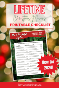 2024 Lifetime Christmas Movies Checklist