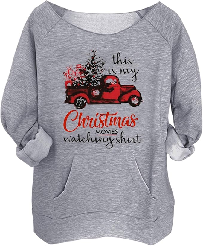 This is my Hallmark Christmas movies watching sweatshirt